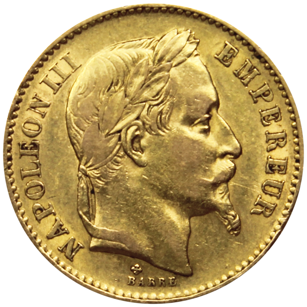 20 Francs Napoléon III (Laurée)