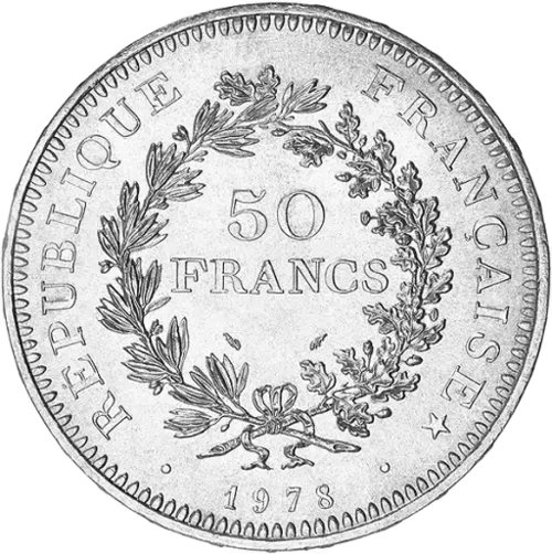 50 Francs Hercule (Argent)