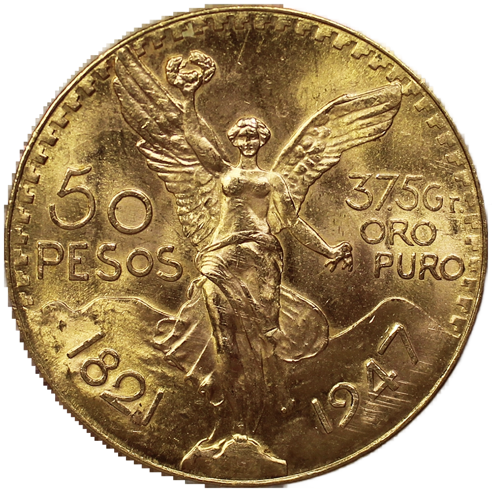 50 Pesos Or (Centenario)